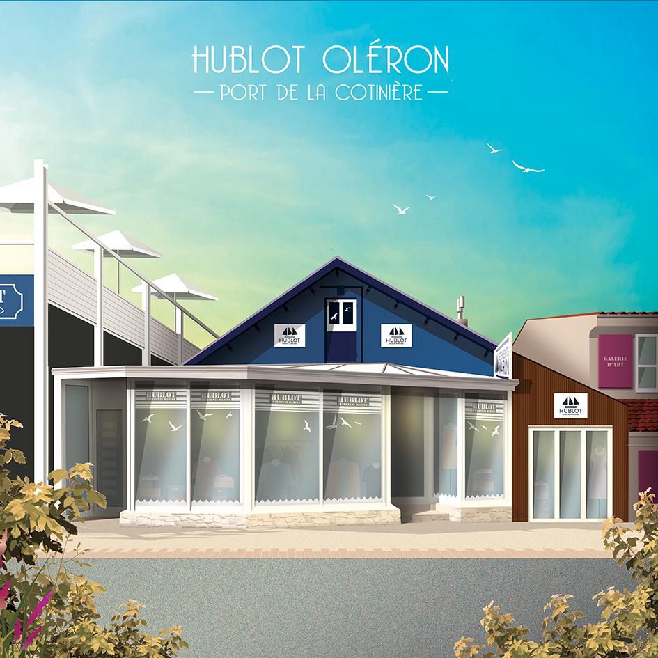 Hublot Oléron - Prêt à porter univers marin