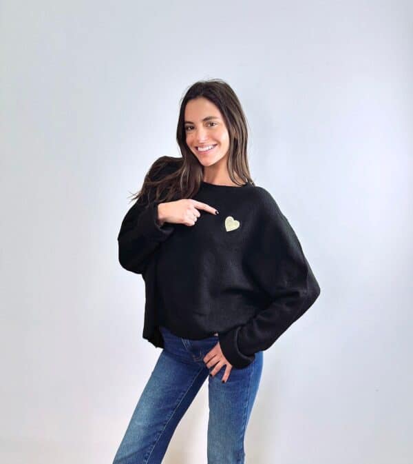 Pull Oversize Coeur